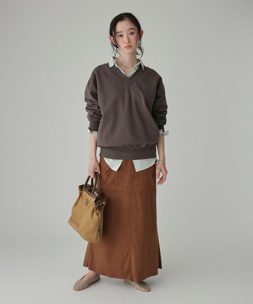 jj mercer（ジェイジェイマーサー）の「【J.J. Mercer】＜別注＞スウェット（スウェット・レディース・ホワイト/ベージュ/チャコール・フリー）」の16枚目の写真