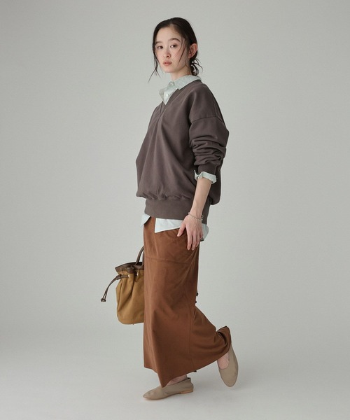 jj mercer（ジェイジェイマーサー）の「【J.J. Mercer】＜別注＞スウェット（スウェット・レディース・ホワイト/ベージュ/チャコール・フリー）」の13枚目の写真