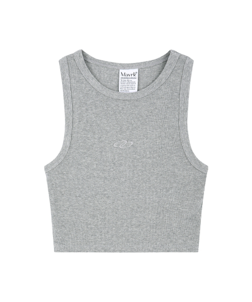 MAVRK(マーベリック)の「ソフトリブクロップスリーブレスグレー(Tシャツ/カットソー・レディース・その他・ONE SIZE)」の1枚目の写真