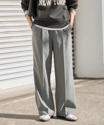 JOURNAL STANDARD relume（ジャーナルスタンダード　レリューム）の「《WEB限定追加8》マットウースフレアタックパンツ（スラックス）」