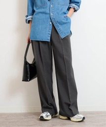 JOURNAL STANDARD relume（ジャーナルスタンダード　レリューム）の「《WEB限定追加8》マットウースフレアタックパンツ（スラックス）」