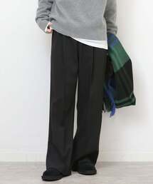 《WEB限定追加》マットウースフレアタックパンツ