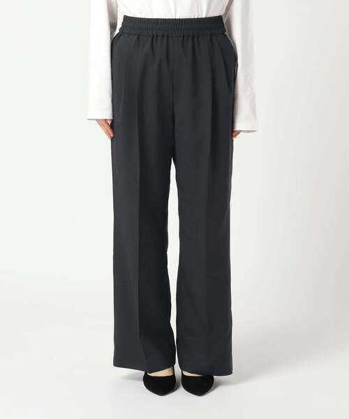 JOURNAL STANDARD relume（ジャーナルスタンダード　レリューム）の「《WEB限定追加》マットウースフレアタックパンツ（スラックス・レディース・ブラック/チャコールグレー/ネイビー/グレー・36/38）」の11枚目の写真