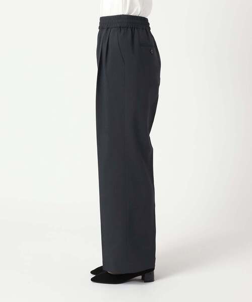 JOURNAL STANDARD relume（ジャーナルスタンダード　レリューム）の「《WEB限定追加》マットウースフレアタックパンツ（スラックス・レディース・ブラック/チャコールグレー/ネイビー/グレー・36/38）」の12枚目の写真