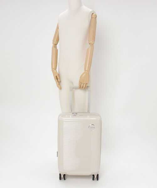 AMERICAN TOURISTER（アメリカンツーリスター）の「アメリカンツーリスター GEMINA PRO スピナー55/20 エキスパンダーTSA V2 チョークベージュ（スーツケース/キャリーバッグ・レディース・ピンクベージュ・S）」の7枚目の写真