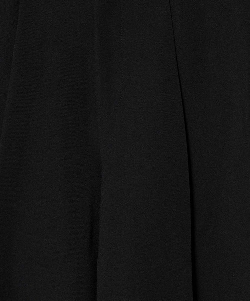 mysty woman（ミスティウーマン）の「センタープレスハーフパンツ　643316（その他パンツ・レディース・ブラック/ライトベージュ・FREE）」の6枚目の写真