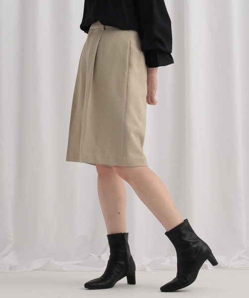 mysty woman（ミスティウーマン）の「センタープレスハーフパンツ　643316（その他パンツ・レディース・ブラック/ライトベージュ・FREE）」の15枚目の写真