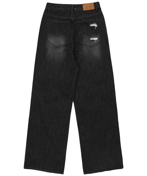 ROCKCAKE（ロックケーキ）の「Faye Damage Jeans - Black（デニムパンツ・レディース・その他・S/M/XS）」の3枚目の写真