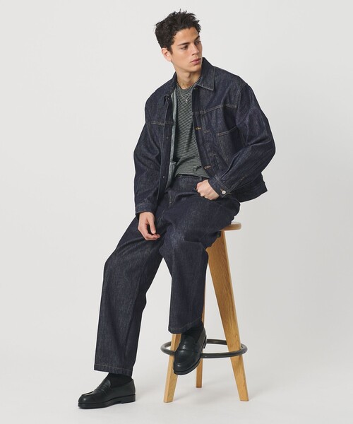 BEAUTY&YOUTH UNITED ARROWS（ビューティーアンドユースユナイテッドアローズ）の「13.5oz ハイツイスト デニム ジャケット（デニムジャケット・メンズ・ネイビー・S/M/L/XL）」の8枚目の写真