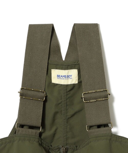 BEAMS BOY（ビームスボーイ）の「ナイロン フィッシング ベスト アレンジ ワンピース（ワンピース・レディース・オリーブ/ブラック・2/1）」の20枚目の写真