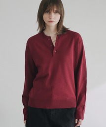 selle glant | HENRY NECK HIGHGAGE KNIT/ヘンリーネックハイゲージニット(ニット/セーター)