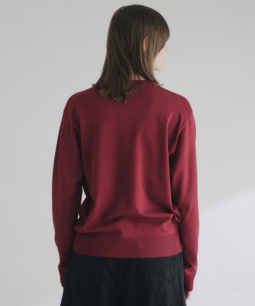 HENRY NECK HIGHGAGE KNIT/ヘンリーネックハイゲージニット（ニット