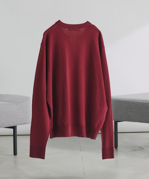 HENRY NECK HIGHGAGE KNIT/ヘンリーネックハイゲージニット（ニット
