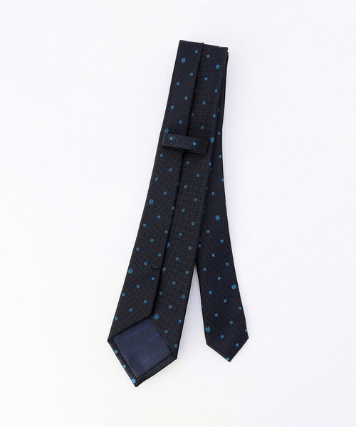 COMME CA ISM(コムサイズム)の「リンゴドット柄 ネクタイ(ネクタイ・メンズ・ネイビー/グリーン/アイボリー・FREE)」の8枚目の写真