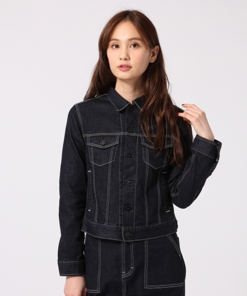 GLOBAL WORK(グローバルワーク)の「Gジャン16SS/705476(ブルゾン・レディース・ライトブルー/ネイビー・MEDIUM/LARGE)」の6枚目の写真