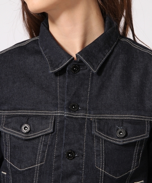 GLOBAL WORK(グローバルワーク)の「Gジャン16SS/705476(ブルゾン・レディース・ライトブルー/ネイビー・MEDIUM/LARGE)」の10枚目の写真