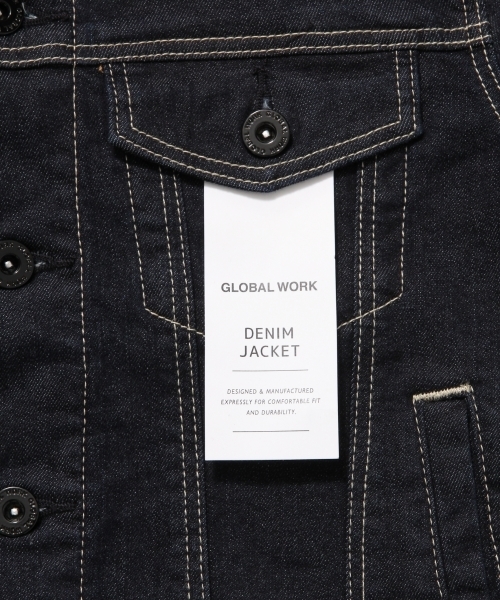 GLOBAL WORK(グローバルワーク)の「Gジャン16SS/705476(ブルゾン・レディース・ライトブルー/ネイビー・MEDIUM/LARGE)」の7枚目の写真