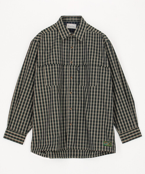 Foxfire（フォックスファイヤー）の「Foxfire/フォックスファイヤー 別注 フィッシングポケット ロングスリーブ スピンドルシャツ（シャツ/ブラウス・メンズ・ネイビー/グレー/その他9/ブラウン/オリーブ・MEDIUM/LARGE）」の16枚目の写真
