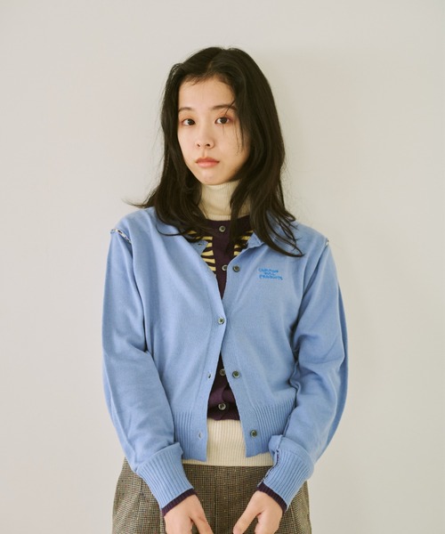 common gull products /2つで1つのカーディガン、芽心 common gull products. カーディガン 2つで1つのカーディガン、芽心