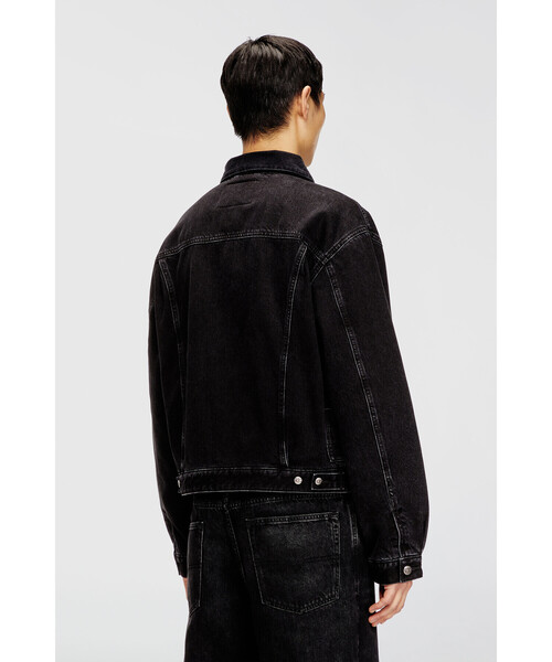 DIESEL（ディーゼル）の「メンズ デニムジャケット D-RANGER-T（デニムジャケット・メンズ・ブラック系その他・LARGE/SMALL/X-LARGE/MEDIUM）」の6枚目の写真