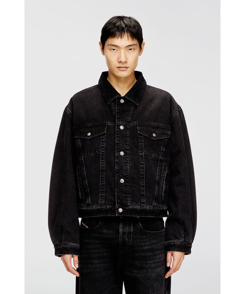DIESEL（ディーゼル）の「メンズ デニムジャケット D-RANGER-T（デニムジャケット・メンズ・ブラック系その他・LARGE/SMALL/X-LARGE/MEDIUM）」の4枚目の写真
