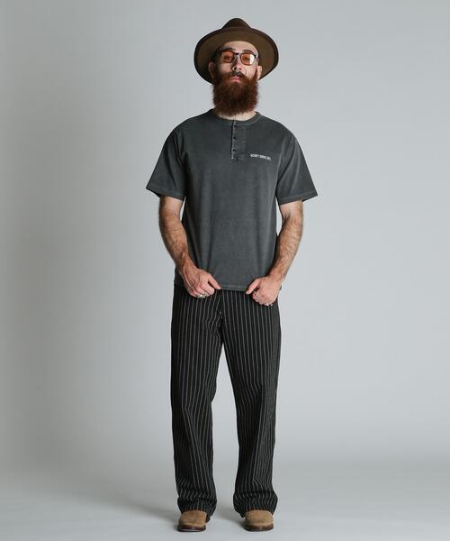 schott（ショット）の「Schott/ショット/STRIPE FRISCO PANTS/ストライプ フリスコパンツ（その他パンツ・メンズ・ブラック/チャコールグレー・30/32/34/36）」の18枚目の写真