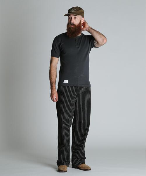 schott（ショット）の「Schott/ショット/STRIPE FRISCO PANTS/ストライプ フリスコパンツ（その他パンツ・メンズ・ブラック/チャコールグレー・30/32/34/36）」の19枚目の写真