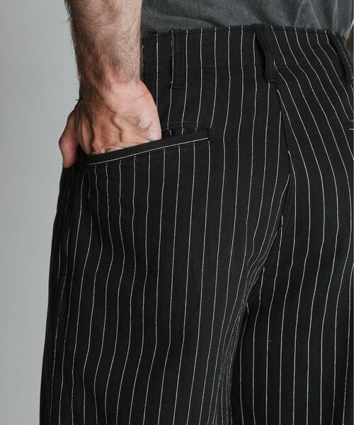 schott(ショット)の「Schott/ショット/STRIPE FRISCO PANTS/ストライプ フリスコパンツ(その他パンツ・メンズ・ブラック/チャコールグレー・30/32/34/36)」の12枚目の写真