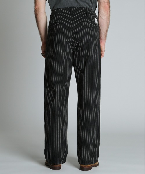schott（ショット）の「Schott/ショット/STRIPE FRISCO PANTS/ストライプ フリスコパンツ（その他パンツ・メンズ・ブラック/チャコールグレー・30/32/34/36）」の4枚目の写真