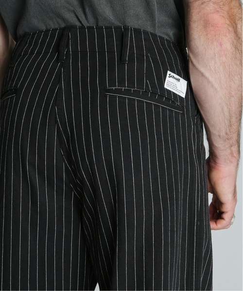 schott（ショット）の「Schott/ショット/STRIPE FRISCO PANTS/ストライプ フリスコパンツ（その他パンツ・メンズ・ブラック/チャコールグレー・30/32/34/36）」の9枚目の写真