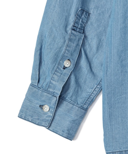 MEN'S BIGI（メンズビギ）の「テンセルオープンカラーシャツ（シャツ/ブラウス・メンズ・ブルー/グレー・01/02/03）」の16枚目の写真