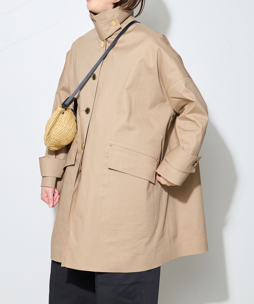 journal standard L'essage(ジャーナルスタンダードレサージュ)の「別注【MACKINTOSH/マッキントッシュ】HUMBIE MB EX:コート(ステンカラーコート・レディース・ブラック/キャメル/ネイビー・4/8/6)」の19枚目の写真