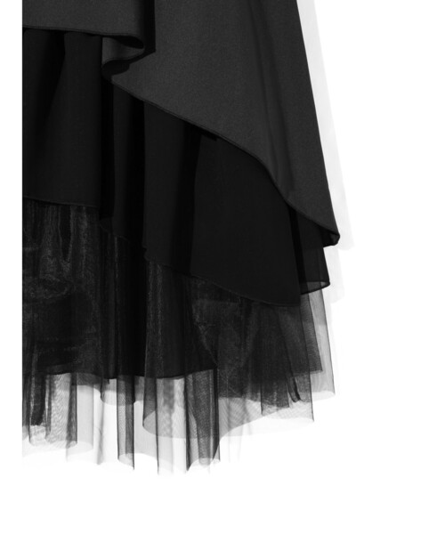 MIDIUMISOLID(ミディウミソリッド)の「MIDIUMISOLID for Ladies アシンメトリーティアードスカート(スカート・レディース・オフホワイト/ブラック・FREE)」の14枚目の写真