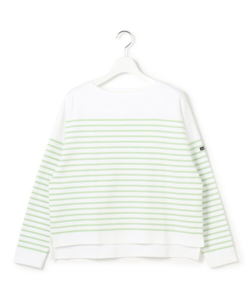 23区(ニジュウサンク)の「Armor-lux パネルボーダー クロップド カットソー(Tシャツ/カットソー・レディース・スカイブルー系1/ライトグリーン系1/ネイビー系1/ピンク系1・38)」の20枚目の写真