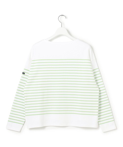 23区(ニジュウサンク)の「Armor-lux パネルボーダー クロップド カットソー(Tシャツ/カットソー・レディース・スカイブルー系1/ライトグリーン系1/ネイビー系1/ピンク系1・38)」の21枚目の写真