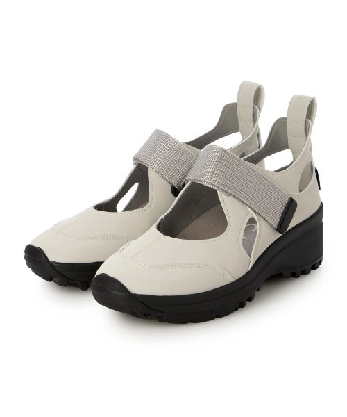 D'ICI(ディッシィ)の「ワンストラップスニーカー(スニーカー・レディース・ライトグレー/ブラック・24.5cm/24cm/23.5cm/23cm/22.5cm)」の2枚目の写真