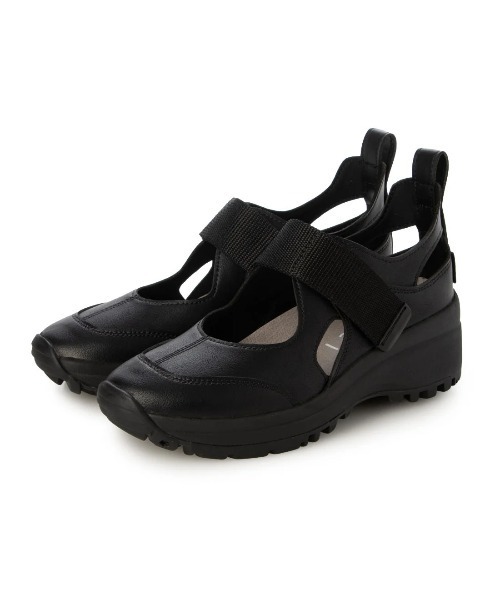 D'ICI(ディッシィ)の「ワンストラップスニーカー(スニーカー・レディース・ライトグレー/ブラック・24.5cm/24cm/23.5cm/23cm/22.5cm)」の1枚目の写真