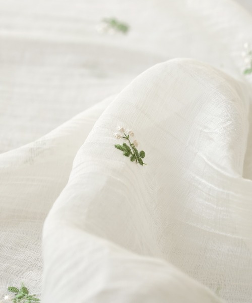 reca（レカ）の「小花柄刺繍シアーキャミワンピース（ワンピース・レディース・アイボリー/ブラック・FREE）」の22枚目の写真