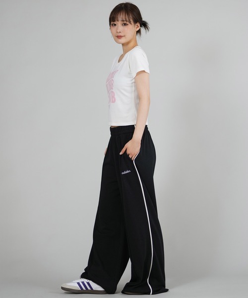 adidas（アディダス）の「adidas/アディダス Ｗ  ＳＥ ＣＯＬＯＲＰＯＰ パンツ VB017（その他パンツ・レディース・グレー/ブラック×ホワイト/ベージュ・M/L）」の9枚目の写真