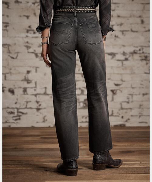 RRL（ダブル アール エル）の「ハイ ボーイ フィット ウエスタン ジーンズ（デニムパンツ・レディース・ブラック系1・24/25/26/27/28）」の7枚目の写真