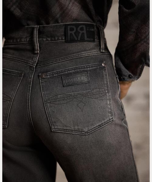RRL（ダブル アール エル）の「ハイ ボーイ フィット ウエスタン ジーンズ（デニムパンツ・レディース・ブラック系1・24/25/26/27/28）」の5枚目の写真