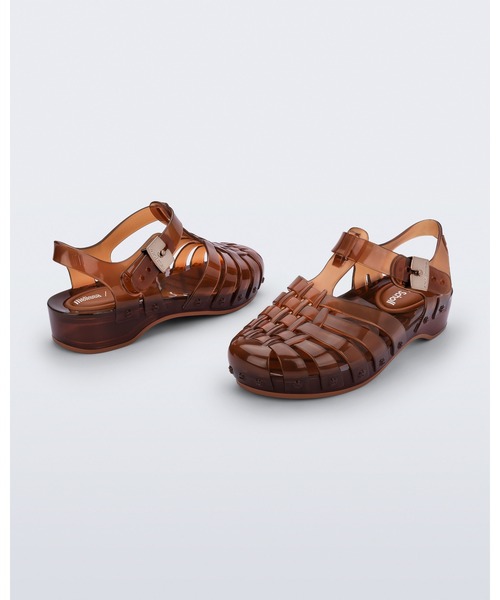 melissa(メリッサ)の「MELISSA POSSESSION PESCURA HEEL + SCHOLL AD(サンダル・レディース・ブラック/クリア/クリアブラウン・38/37/35-36/39)」の14枚目の写真