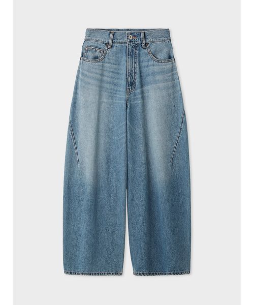 ハイフォルムコクーンデニム（デニムパンツ）｜MIESROHE（ミースロエ