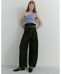 MIESROHE（ミースロエ）の「ハイフォルムコクーンデニム（デニムパンツ）」