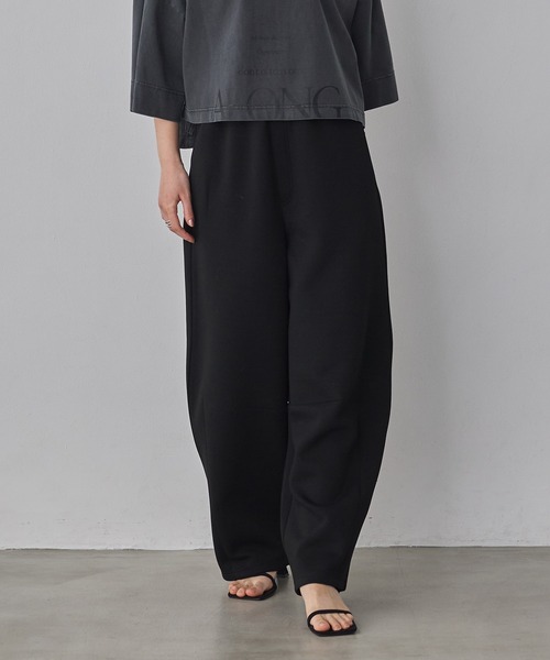 hunch（ハンチ）の「ライトダンボール コクーンパンツ（その他パンツ・レディース・杢グレー/ベージュ/ブラック・FREE）」の8枚目の写真