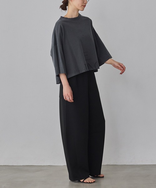 hunch（ハンチ）の「ライトダンボール コクーンパンツ（その他パンツ・レディース・杢グレー/ベージュ/ブラック・FREE）」の12枚目の写真