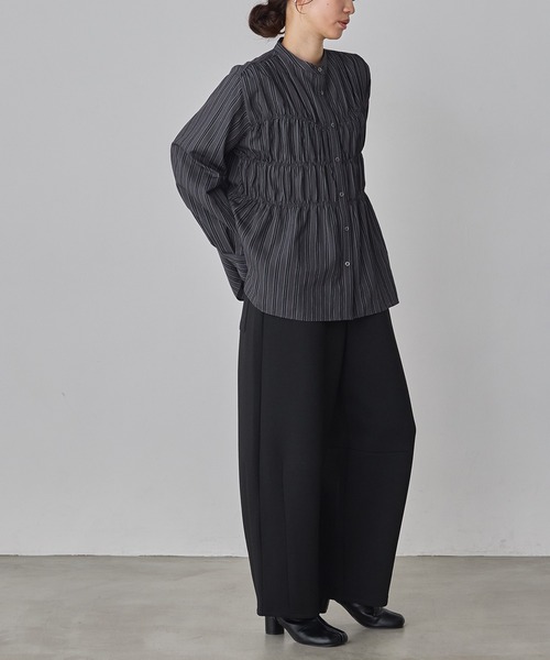 hunch（ハンチ）の「ライトダンボール コクーンパンツ（その他パンツ・レディース・杢グレー/ベージュ/ブラック・FREE）」の13枚目の写真