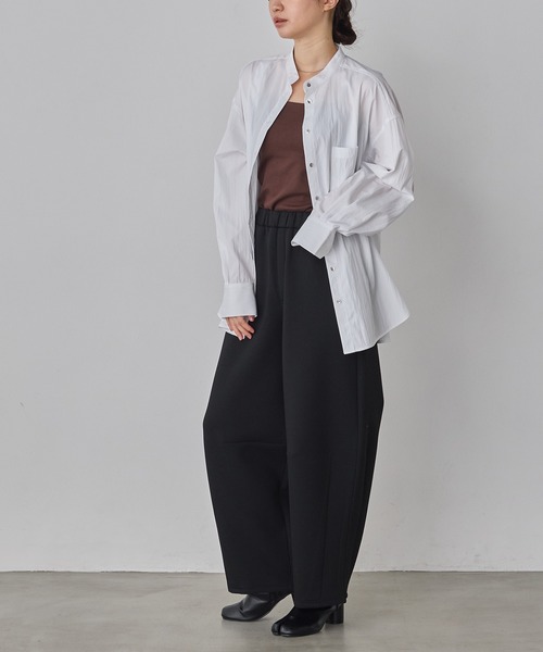 hunch（ハンチ）の「ライトダンボール コクーンパンツ（その他パンツ・レディース・杢グレー/ベージュ/ブラック・FREE）」の14枚目の写真