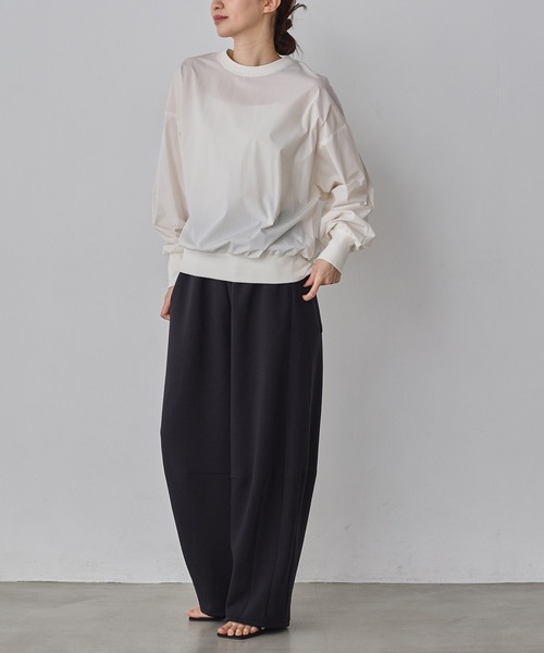 hunch（ハンチ）の「ライトダンボール コクーンパンツ（その他パンツ・レディース・杢グレー/ベージュ/ブラック・FREE）」の15枚目の写真