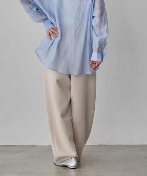 hunch（ハンチ）の「ライトダンボール コクーンパンツ（その他パンツ・レディース・杢グレー/ベージュ/ブラック・FREE）」の22枚目の写真